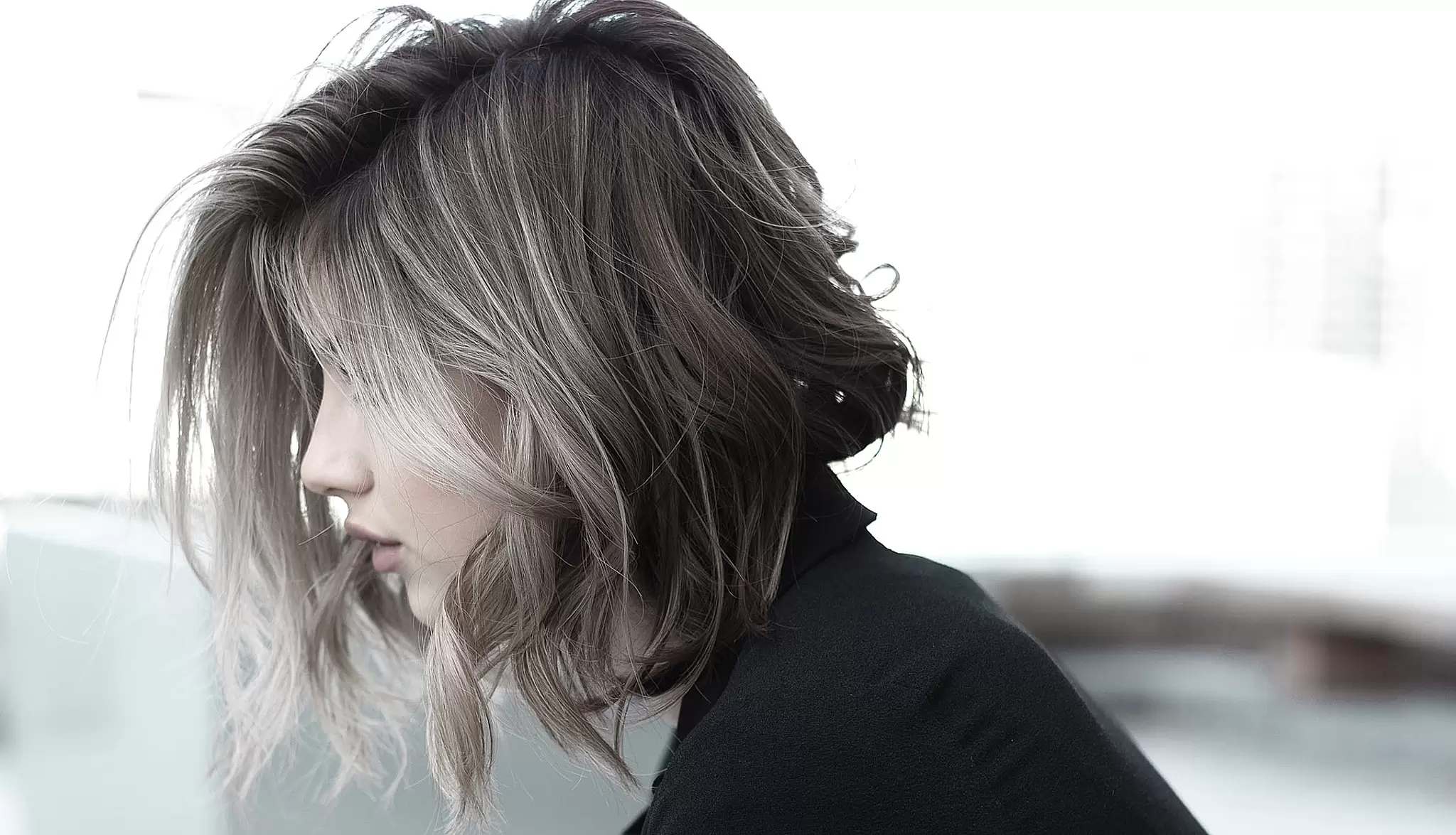 施術後の柔らかなヘアスタイル